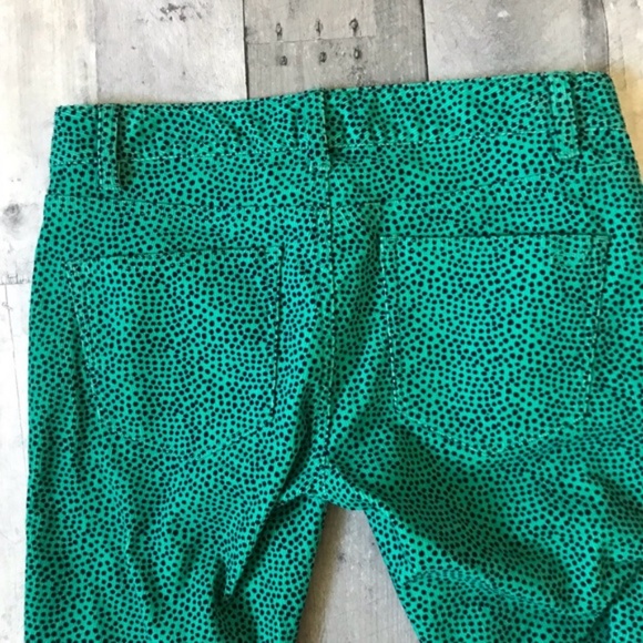 Vineyard Vines Camden Green Dot Print Cords Size 0 - 527 - Picture 5 of 6
